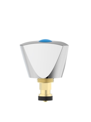 T�te universelle - Diam�tre 12 x 17 mm - Laiton - Chrom�e - Alterna 4020607