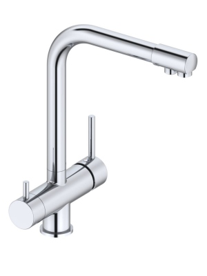 Mitigeur �vier - 3 voies - DESIGN - Chrom� - Alterna 4774220