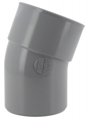 Coude PVC - M�le / Femelle - 20� - Diam�tre 100 mm - Nicoll UCT2