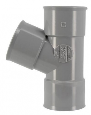 Culotte PVC - Femelle / Femelle - 67�30 - Diam�tre 32 mm - Nicoll UBF166