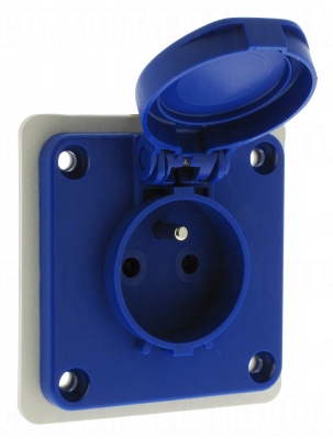 Prise tableau 16 Amp�res 2P+T IP54 bleu - Legrand 57671