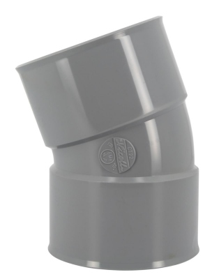 Coude PVC - Femelle / femelle - 20� - Diam�tre 100 mm - Nicoll UCT22