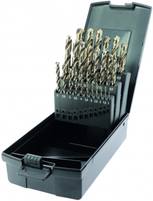 Coffret de 25 forets m�taux - HSS 5 % cobalt - 1 � 13 mm - Bizline 700754