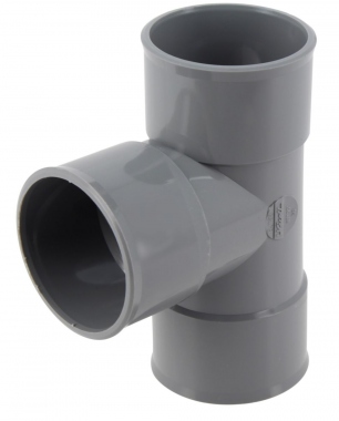 Culotte PVC - Femelle / Femelle - 87�30 - Diam�tre 50 mm - Nicoll UBJ188