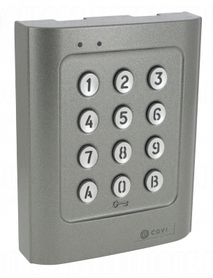 Digicode CDVI DGA en alliage d'aluminium 2 relais � poser en saillie
