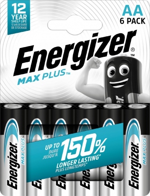 Pile alcaline - Energizer Max Plus - AA - Lot de 6+2 - Energizer 437355