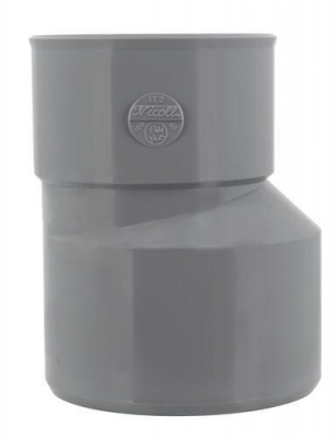 R�duction PVC - M�le / Femelle - Ext�rieure - Excentr�e - Diam�tre 100/80 mm - Nicoll UIT2