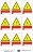 Planche de 9 �tiquettes - Pou installation photovolta�que - Catu AT-7021