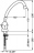 Mlangeur de lavabo - ULYSSE - Bec tube orientable et tirette - Chrom - Porcher D1703AA