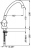 M�langeur de lavabo - ULYSSE - Bec tube orientable et tirette - Chrom� - Porcher D1703AA