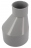 R�duction PVC - M�le / Femelle - Ext�rieure - Excentr�e - Diam�tre 100/50 mm - Nicoll UIT5