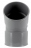 Coude PVC - Femelle / Femelle - 45� - Diam�tre 80 mm - Nicoll UCR44