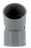 Coude PVC - Femelle / Femelle - 45� - Diam�tre 40 mm - Nicoll CH44