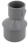 R�duction PVC - M�le / Femelle - Ext�rieure - Excentr�e - Diam�tre 50/32 mm - Nicoll UIJ2