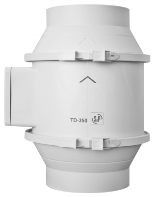 Extracteur de conduit - TD350/125 - 250/330 m3/h - 125 mm - Unelvent 25655