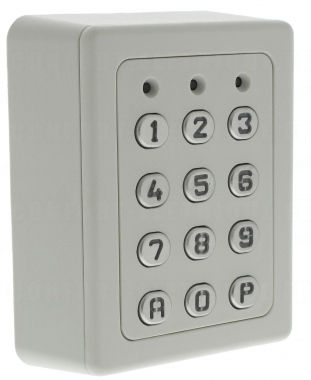 Clavier � code SU plastique saillie 2 relais avec touche m�tal