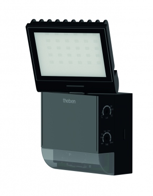 Projecteur � LED - Theben THELEDA S - 8W - Noir - Avec d�tecteur - Theben 1020801