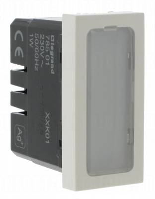 Voyant simple 230V 1M Legrand Mosaic antimicrobien