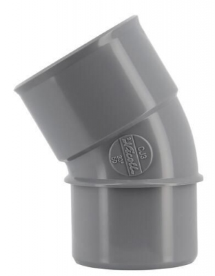 Coude PVC - M�le / Femelle - 30� - Diam�tre 50 mm - Nicoll UCJ3