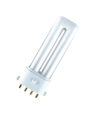 Ampoule Fluocompacte - Osram Dulux S/E - 9 Watts - 2G7 - 4000K