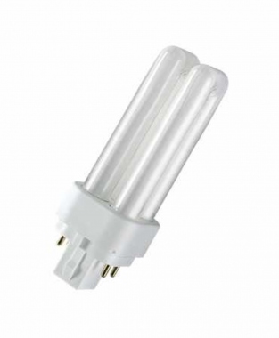Ampoule Fluocompacte - Osram Dulux D/E - 13 Watts - G24Q1 - 2700K