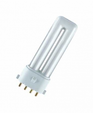 Ampoule Fluocompacte - Osram Dulux S/E - 9 Watts - 2G7 - 2700K