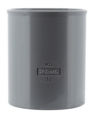 Manchon PVC - Femelle / Femelle - Diam�tre 50 mm - Nicoll UM2J