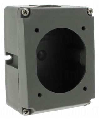 Boitier plastique Hypra pour prise 3P+T et 3P+N+T 16 Amp�res