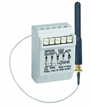 T�l�rupteur - 10A - Radio - Power - Antenne ext�rieure - Yokis MTR2000ERPX