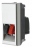 Prise haut-parleur - 1 module - Bticino Axolute Aluminium