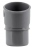 Coude PVC - M�le / Femelle - 20� - Diam�tre 40 mm - Nicoll UCH2