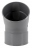 Coude PVC - Femelle / Femelle - 45� - Diam�tre 125 mm - Nicoll UCX44