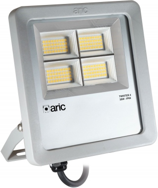 Projecteur � LED - Aric Twister 4 - 38W - 3000K - Gris - Aric 51662