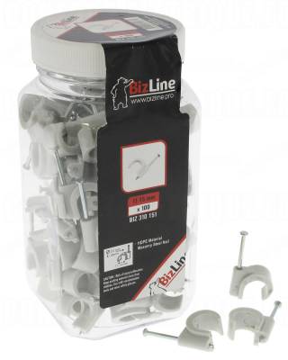 Attache pontet pour cable ou gaine de 10 � 14 mm max.
