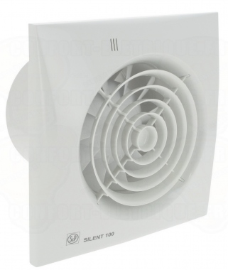 A�rateur 95 m3/h Silent 100CHZ 12V hygror�glable et temporis�
