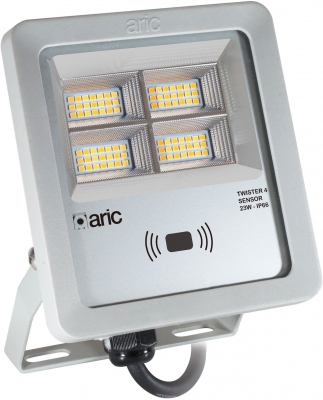 Projecteur � LED - Aric Twister 4 - 23W - 3CCT - Gris - D�tecteur 51690
