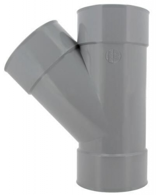 Culotte PVC - Femelle / Femelle - 45� - Diam�tre 125 mm - Nicoll UBX144