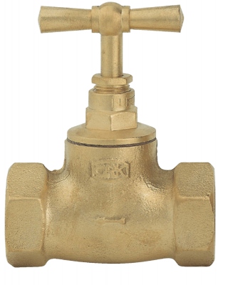 Robinet d'arr�t - Double femelle - Sans purge - 20 x 27 - GRK 90-8G