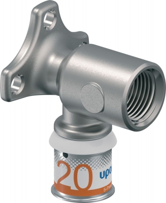 Applique coud�e - S-Press PLUS - 20 mm vers 1/2 - Uponor 1070645