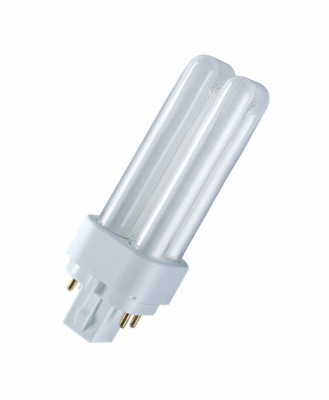 Ampoule Fluocompacte - Osram Dulux D/E - 26 Watts - G24Q3 - 2700K