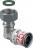 Coude � sertir - Ecrou libre - S-Press PLUS - 25 mm vers 3/4 - Uponor 1070614