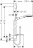Barre de douche - Hansgrohe Raindance Select E 120 - 3 jets - Chrom� - Hansgrohe 26622000