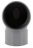 Coude PVC - Femelle / Femelle - 87�30 - Diam�tre 80 mm - Nicoll UCR88