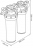 Filtre SOLO - Pour eau de boisson - Cartouche de charbon actif 2 en 1 - Altech 4531428