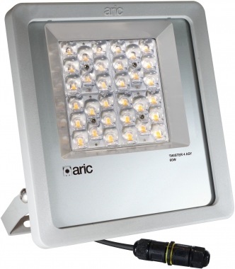Projecteur � LED - Aric Twister 4 - 60W - 3000K - Asym�trique - Gris - Aric 51697