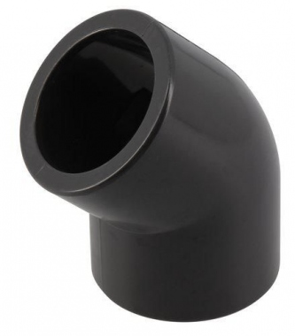 Coude PVC pression - 45� - Diam�tre 32 mm - Nicoll UC432F