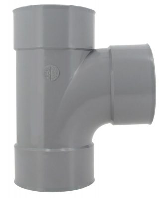 Culotte PVC - Femelle / Femelle - 87�30 - Diam�tre 125 mm - Nicoll UBX188