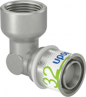 Coude � sertir - 90� - Taraudage femelle - S-Press PLUS - 32 vers 1 Pouce - Uponor 1070544