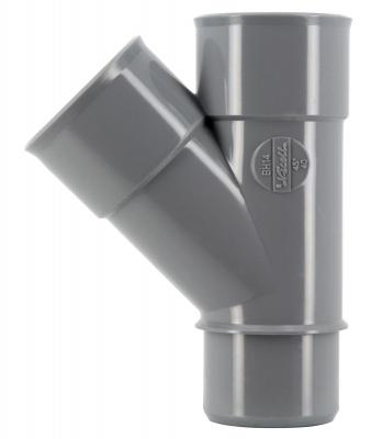 Culotte PVC - M�le / Femelle - 45� - Diam�tre 40 mm - Nicoll UBH14