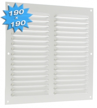 Grille de ventilation en aluminium 190x190mm